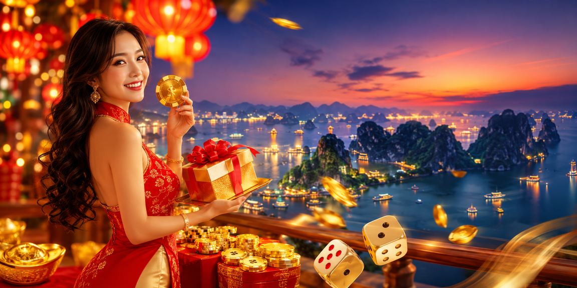 Không khí lễ hội Tết tại Hạ Long với trò chơi tài xỉu xúc xắc truyền thống