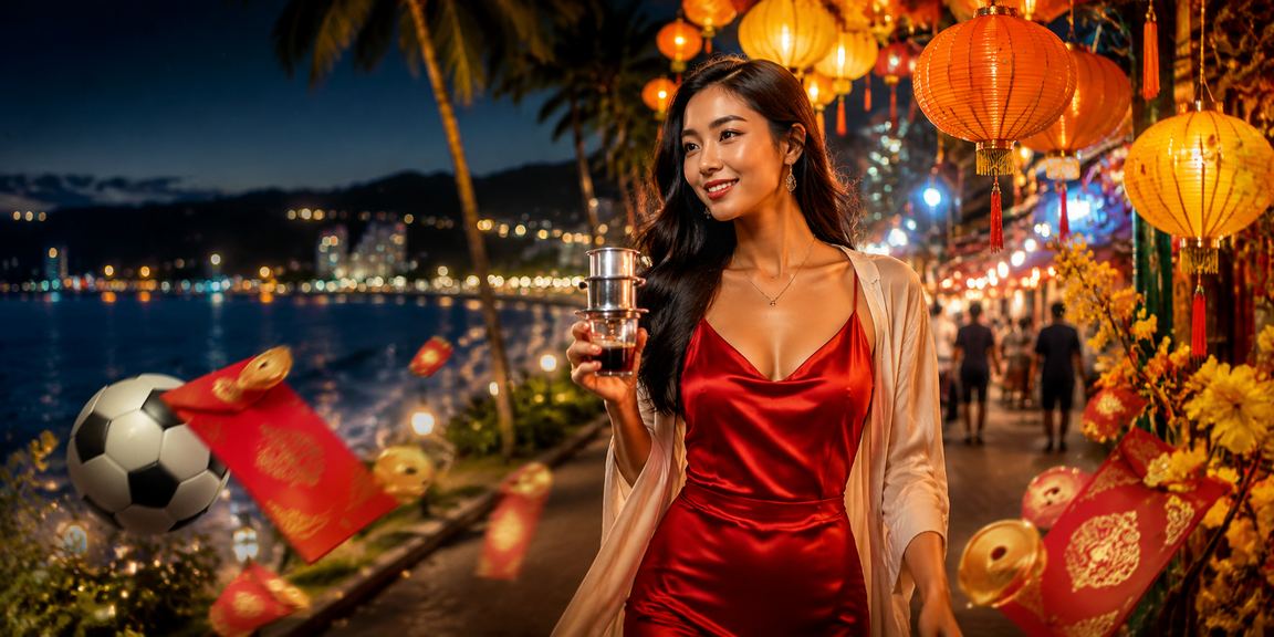 Người dùng tại Phan Thiết đặt cược thể thao và đọc điều khoản tại quán cà phê