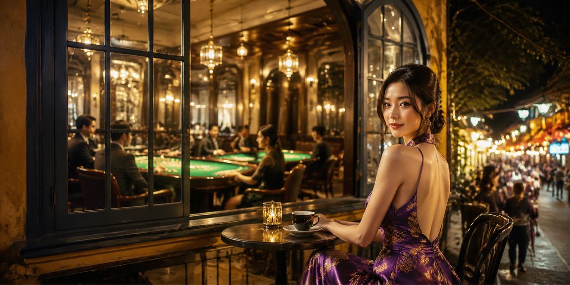 Người chơi thưởng thức game bài tại Phú Quốc với đồ uống